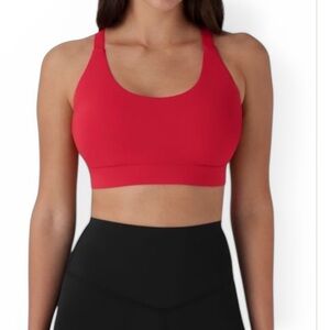 HALARA SpeedWave Red Racerback Sports Bra Medium Support XL NWT